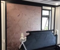 Tranh Dán Tường- chung cư An Bình